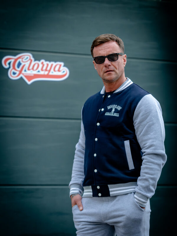 Bluza męska baseballowa Warsaw Athletic - obrazek 2