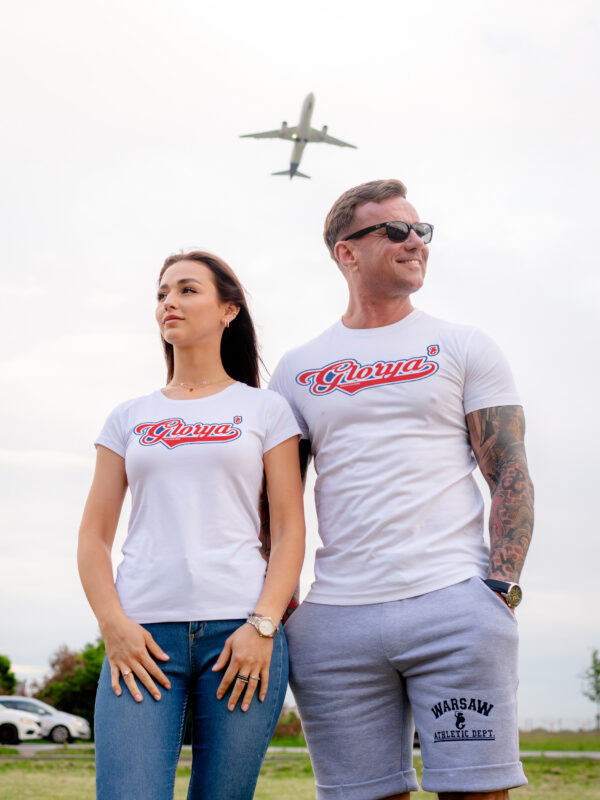TSHIRT KOSZULKA BIAŁA GLORYA